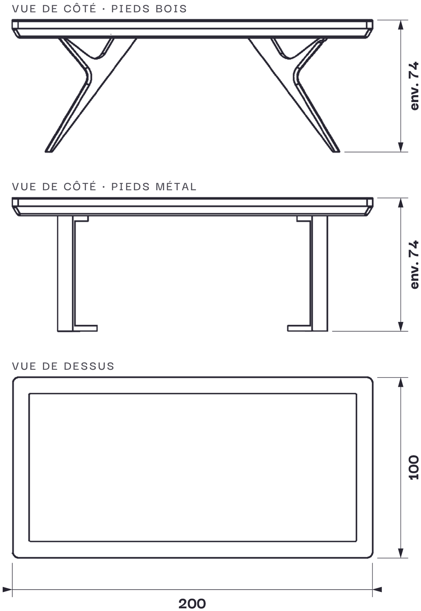 Dessin technique — Dimension L